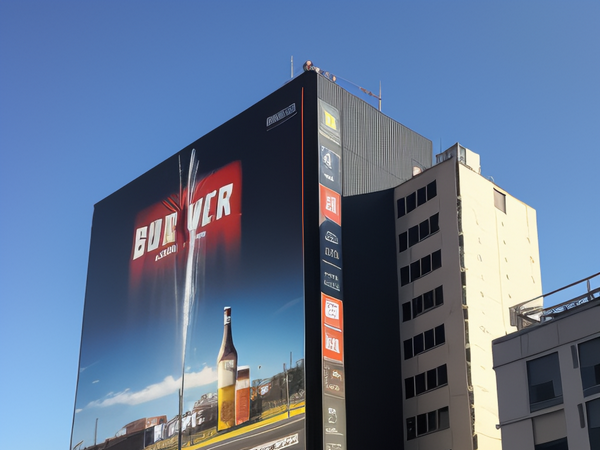 鄭州樓房整體大型噴繪