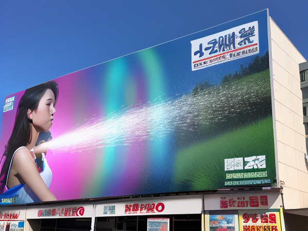 火車站墻體鄭州噴繪廣告的制作成本大概是多少？